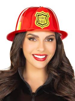 Leg Avenue Damen Fireman Headwrap, rot, One Size von LEG AVENUE