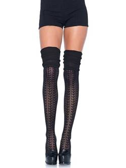 Leg Avenue Damen Socken-690622001 Socken, schwarz, One Size von LEG AVENUE