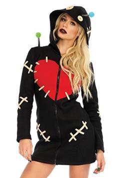 LegAvenue Damen Cozy Voodoo Doll Kostüme, Black, S von LEG AVENUE