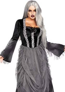 LegAvenue Damen Victorian Ball Gown Kostüme, Black, Grey, S von LEG AVENUE