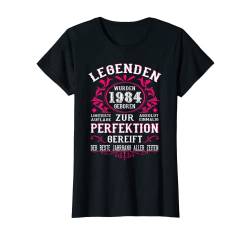 Damen Legenden 1984 Geboren Geschenk Jahrgang 1984 Geburtstag T-Shirt von LEGENDEN BAUJAHR 1930 - 2004 GEBURTSTAGSGESCHENKE