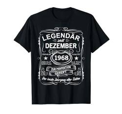 Geburtstag 1968 Legendär seit Dezember 1968 Jahrgang T-Shirt von LEGENDEN BAUJAHR 1930 - 2004 GEBURTSTAGSGESCHENKE