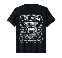 Geburtstag 1969 Legendär seit Oktober 1969 Jahrgang T-Shirt von LEGENDEN BAUJAHR 1930 - 2004 GEBURTSTAGSGESCHENKE