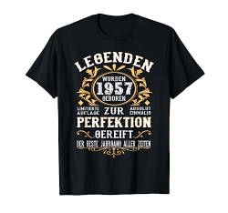 Legenden 1957 Geboren Geschenk Jahrgang 1957 Geburtstag T-Shirt von LEGENDEN BAUJAHR 1930 - 2004 GEBURTSTAGSGESCHENKE