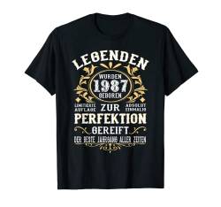 Legenden 1987 Geboren Geschenk Jahrgang 1987 Geburtstag T-Shirt von LEGENDEN BAUJAHR 1930 - 2004 GEBURTSTAGSGESCHENKE