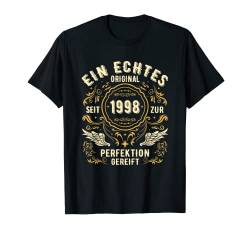 Vintage Geboren 1998 Geburtstag Mann Frau Jahrgang 1998 T-Shirt von LEGENDEN BAUJAHR 1930 - 2004 GEBURTSTAGSGESCHENKE