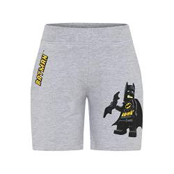 LEGO Jungen Batman Kurze Hose Lwparker 305 Shorts, 912 Grey Melange, 104 EU von LEGO