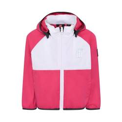 LEGO Unisex Mädchen Regenjacke Windjacke 5.000 Wassersäule Atmungsaktiv Winddicht LWJochy 206 Jacke, 432 Lilac Rose, 122 von LEGO