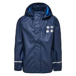 LEGO Wear Jungen Jonathan 101-RAIN Jacket Regenjacke, Blau (Dark Navy 589), 140 von LEGO