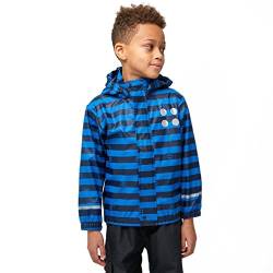 LEGO Wear Jungen Jonathan 102-RAIN Jacket Regenjacke, Blau (Dark Navy 589), 128 von LEGO