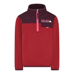 LEGO Wear Mädchen Wear Mädchen Fleece Pullover mit Half Zip Lwsaipal 701 Sweatshirt, 368, 104 EU von LEGO