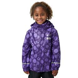 LEGO Wear Regenjacke Lego Mädchen Jamaica 103-Regenjacke, Türkis (Dark Purple 690), 110 von LEGO