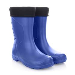 LEMIGO Damen Sehr Leichte Regenstiefel aus EVA-Schaumstoff mit Futter DAKOTA 36-42 EU (Blau, EU Schuhgrößensystem, Erwachsene, Numerisch, M, 40) von LEMIGO