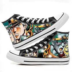 LEMMAN JoJo's Bizarre Adventure Schuhe Jonathan Kujo Cosplay High Top Sneakers von LEMMAN