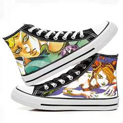 LEMMAN JoJo's Bizarre Adventure Schuhe Jonathan Kujo Cosplay High Top Sneakers von LEMMAN