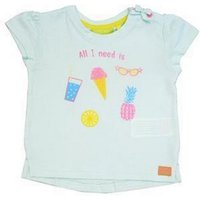 LEMON BERET T-Shirt Lemon Beret Baby T-Shirt "All I need is" in grün aus reiner Baumwolle, mit Frontprint von LEMON BERET