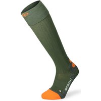 LENZ HEAT 4.1 Socken 2024 green/orange - 45-47 von LENZ