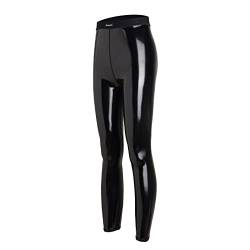 LEOHEX Ultra Streamline Mirror Sexy Satin Glänzende Leggings mit hoher Taille HOT Pants (L) von LEOHEX