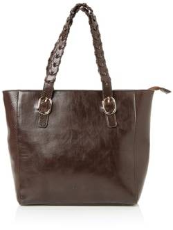 LEOMIA Women's Damen Shopper, BRAUN von LEOMIA