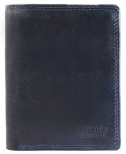 LEONARDO VERRELLI Herren – Geldbörse Echtleder Vintage RFID 12x9x2 cm 3000349 von LEONARDO VERRELLI