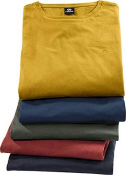 LERROS 5er Pack T-Shirts Langarm, Herren T-Shirt Set in 5 lässigen Farben, 100% Reine Baumwolle, hautsympathische Oberbekleidung für Männer, ideal für Freizeit & Beruf, Gr. M - 3XL von LERROS