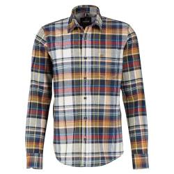 LERROS - Herren Flannelhemd (23O1060), Größe:XL, Farbe:Fog White (114) von LERROS