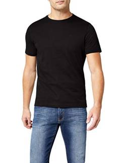LERROS Herren LERROS Herren Rundhals T-Shirt T-Shirt,,per pack Schwarz (Black 290),Medium von LERROS