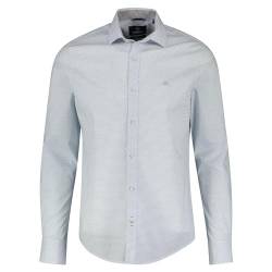 LERROS - Herren Langarmhemd mit Minimal-Alloverprint (23N1343), Größe:L, Farbe:White (100) von LERROS