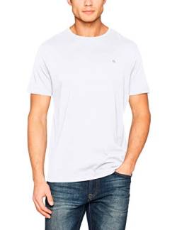 LERROS Herren Lerros Herren Rundhals T-shirt T Shirt, Weiß (White 100), 52 EU von LERROS