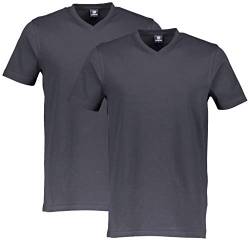 LERROS Herren T-Shirt/Serafino 1/2 ARM 20010150, 269 Rock Grey, XL von LERROS