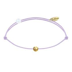 LES POULETTES BIJOUX - Armband Link Kleine Vergoldet Perle - Classics - Helles Lila von LES POULETTES BIJOUX