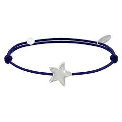 LES POULETTES BIJOUX - Sterling Silber Armband Link Stern - Classics - Blau Navy von LES POULETTES BIJOUX