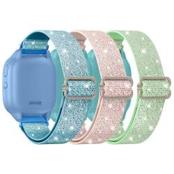 LETOID Ersatz-Armband für Kinder, kompatibel mit Gizmo Watch 3, 2, 1, Gabb Watch 3, 2, 1, Synchronisation, Cosmo Watch, atmungsaktiv, weich, elastisch, 20 mm, kleine Größe, Armband für Jungen und von LETOID