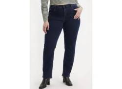 Straight-Jeans LEVI'S PLUS "724 PL HR STRAIGHT" Gr. 20 (50), Länge 32, blau (lots of love) Damen Jeans Gerade von LEVI'S® PLUS