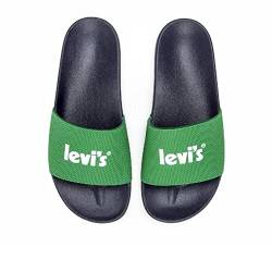 LEVIS FOOTWEAR AND ACCESSORIES Herren June Poster Sandals, Regular Green, 46 EU von LEVIS FOOTWEAR AND ACCESSORIES