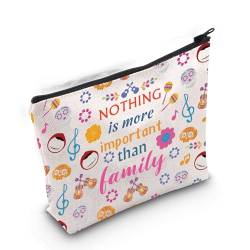 Ccoco Movie Gifts Ccoco-Film-Fans Geschenk "Nothing is More Important Than Family Loco Makeup Zipper Pouch Cosmetic Bag, Important Than Family 3uk, modisch von LEVLO