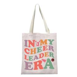 Cheerleader Tote Kosmetiktasche Cheerleading Geschenk Cheer Coach Cheerleader Team Geschenk Tote Reisetasche, Cheerleader Tote 2ku, modisch von LEVLO