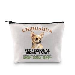 Kosmetiktasche für Chihuahua-Liebhaber, Geschenk für Chihuahua-Besitzer, Geschenk für Chihuahua, Mutter, Chihuahua-Thema, Kosmetiktasche, Chihuahua Großbritannien, modisch von LEVLO