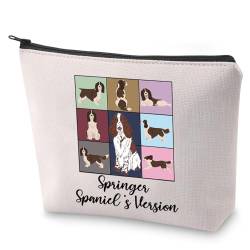 Kosmetiktasche für Hundebesitzer, Motiv: Springer Spaniel, Mutter, Geschenk für Hundeliebhaber, Springer Spaniel's Version von LEVLO