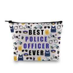 Kosmetiktasche für Polizistin, Dankeschön, Geschenk für Polizistin, Polizistin, Strafverfolgung, Kosmetiktasche, Officer Ever 3UK, modisch von LEVLO