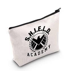 LEVLO Agent Shield TV-Show Kosmetiktasche Schild Agent Fans Geschenk Schild Akademie Schild Logo Make-up Reißverschluss Tasche für Frauen Mädchen, Shield Academy von LEVLO