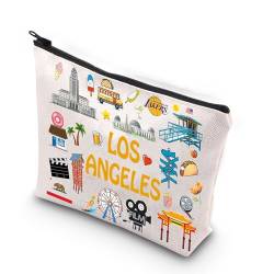 Los Angeles Gifts for Women Los Angeles Cosmetic Pouch Gift for Los Angeles Lover Vacation Gift Travel Pouch, Los Angles Ku, modisch von LEVLO
