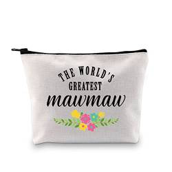 Mawmaw Make-up-Tasche Oma Geschenk Geschenke für Mawmaw Mawmaw Kosmetiktasche Worlds Greatest Mawmaw, Größter Mawmaw Ku, modisch von LEVLO