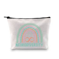 Neurodiversity Make-up-Tasche Autismus Mama Autismus Bewusstsein Kosmetiktasche ADHS ASD Autismus Reißverschluss Beutel, Umarme Ku, modisch von LEVLO