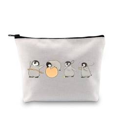 Süße Pinguine tun Sport Make-up Tasche Pinguin Geschenke Pinguin Bewusstsein Tag Pinguin Liebhaber Geschenk Kosmetik Reisetasche, Niedliche Pinguine Sport Ku, modisch von LEVLO