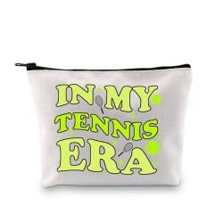 Tennis-Make-up-Tasche, Tennisliebhaber, Geschenk, Tennis, Mutter, Geschenk, Tennis, Team, Tennisspieler, Reißverschlusstasche, Mein Tennis Großbritannien, modisch von LEVLO