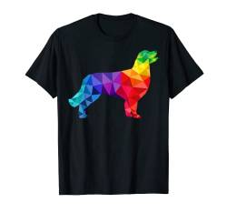 Golden Retriever Gay Pride LGBT LGBTQ Rainbow Flag Dog Lover T-Shirt von LGBT Rainbow Co