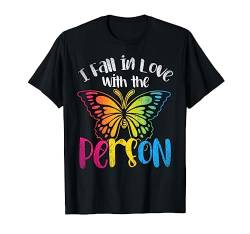 Ich verliebe mich in die Person LGBT Geschenk Pansexuell T-Shirt von LGBT Regenbogen Pansexuell