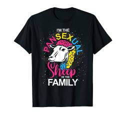 LGBTQ Pan Pride Schaf Queer Lustiges Geschenk Pansexuell T-Shirt von LGBT Regenbogen Pansexuell