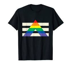 LGBTQ Ally Flag Straight Alliance Gay Pride unterstützen Rainbow T-Shirt von LGBTQ Pride Month Gender Equality Support Gifts